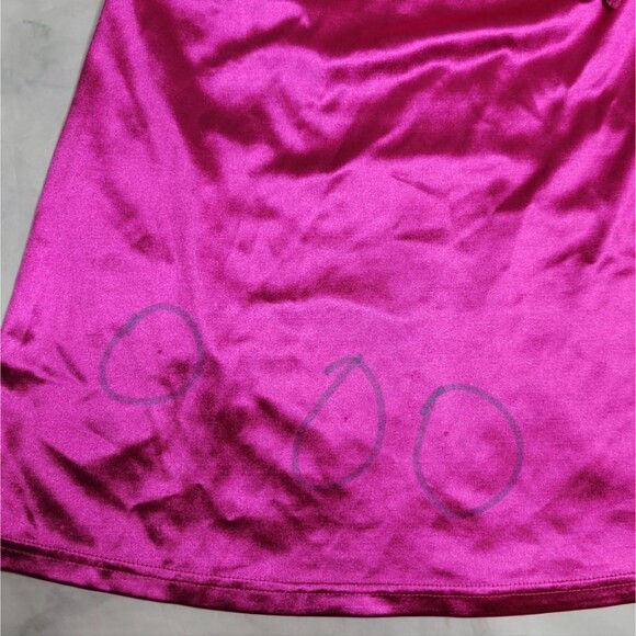 Hello Molly Magnetic Connection Pink Satin Mini Dress - Picture 9 of 9